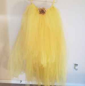 Fashion yellow Tulle skirt/Tutu skirt